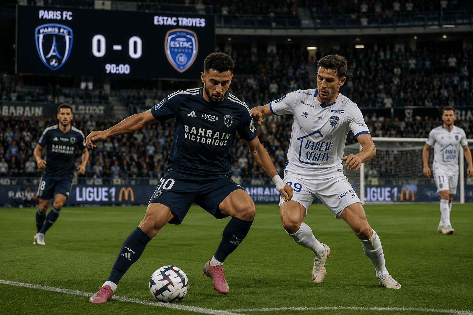 Le Paris FC, leader de Ligue 1, tenu en échec par Troyes pour la reprise